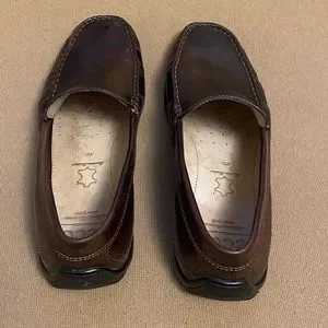 Ecco Shoes Ecco Classic Moc Flat Loafer Shoe Coffee Brown